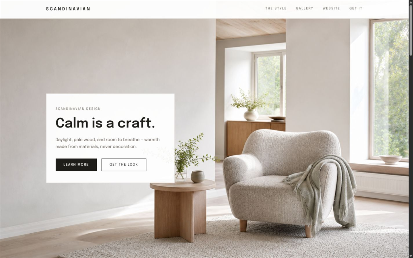Scandinavian website world